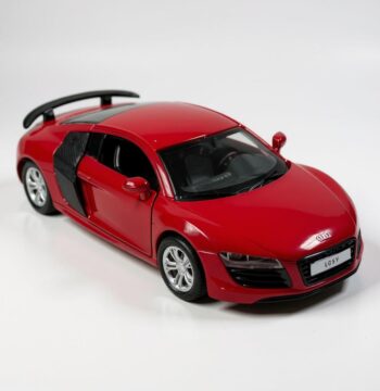 Modellino Auto Audi R8 GT Rossa MSZ Scala 1:43 Anno 2007