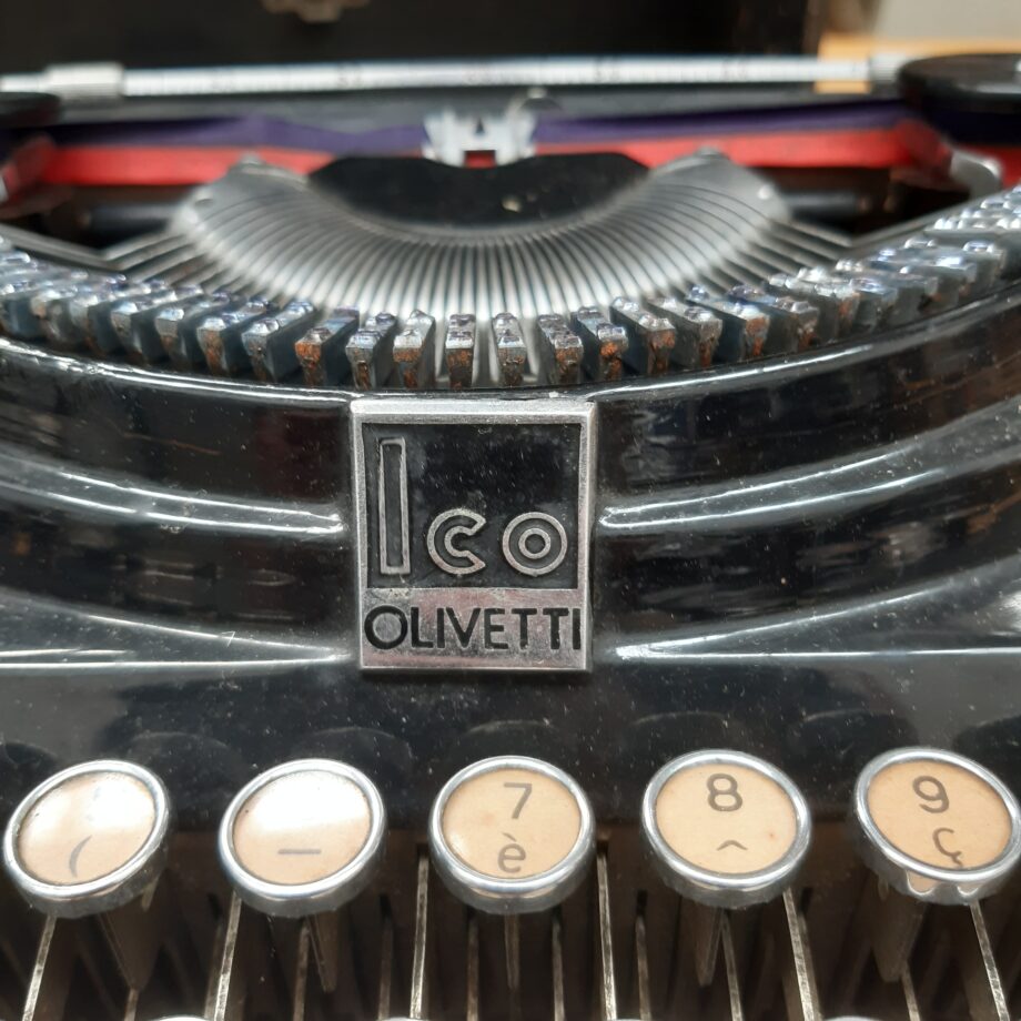 Macchina da Scrivere Portatile Ico Olivetti MP1