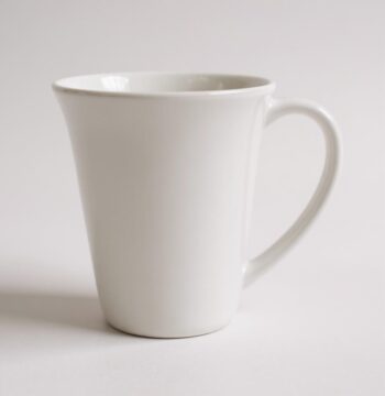 2 Tazze Alessi in Porcellana Bianche Design Toyo Ito 2006