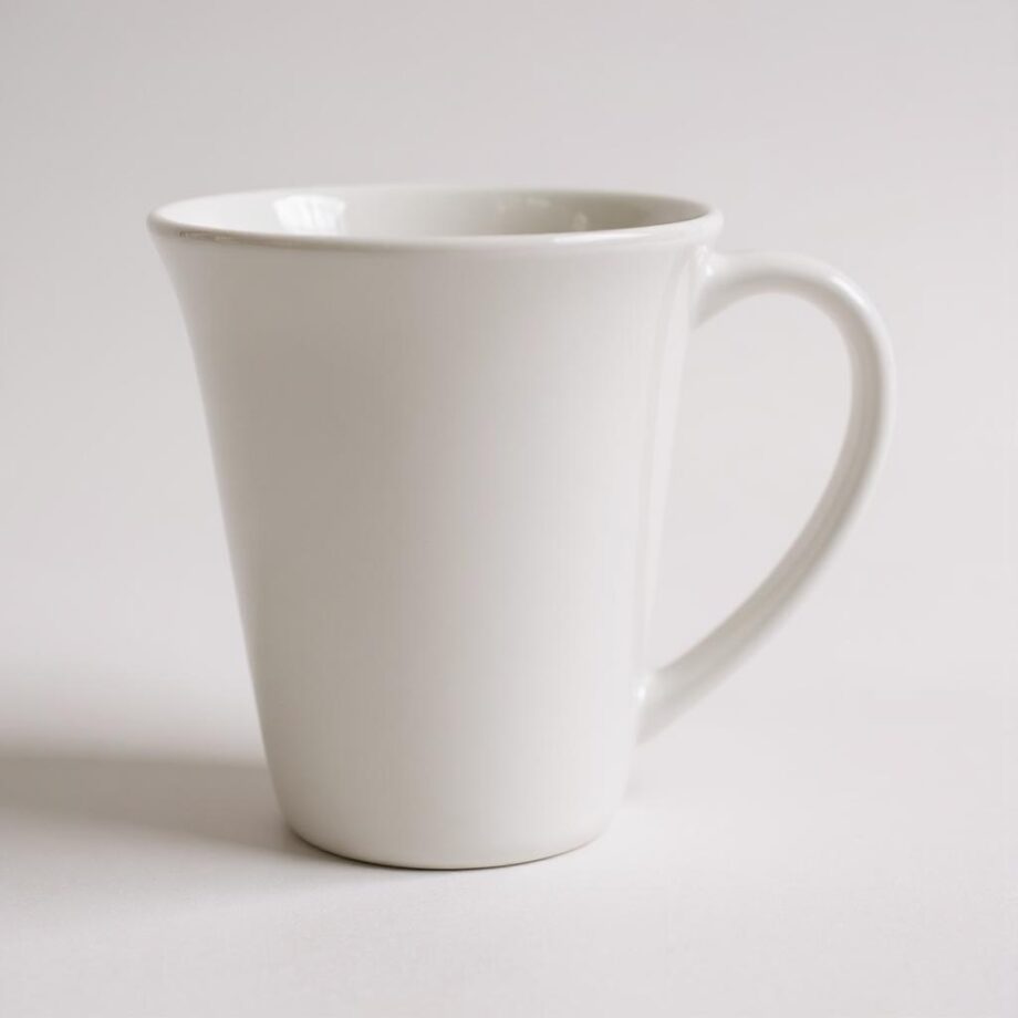 2 Tazze Alessi in Porcellana Bianche Design Toyo Ito 2006