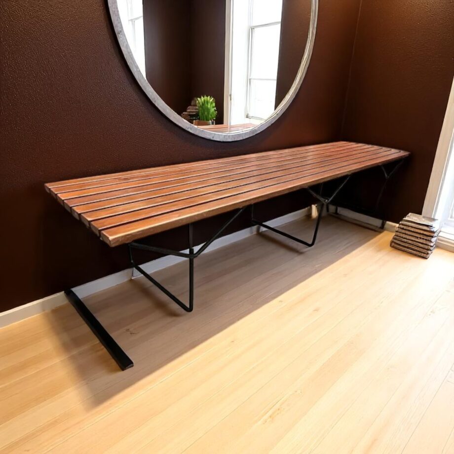 Panca legno metallo
