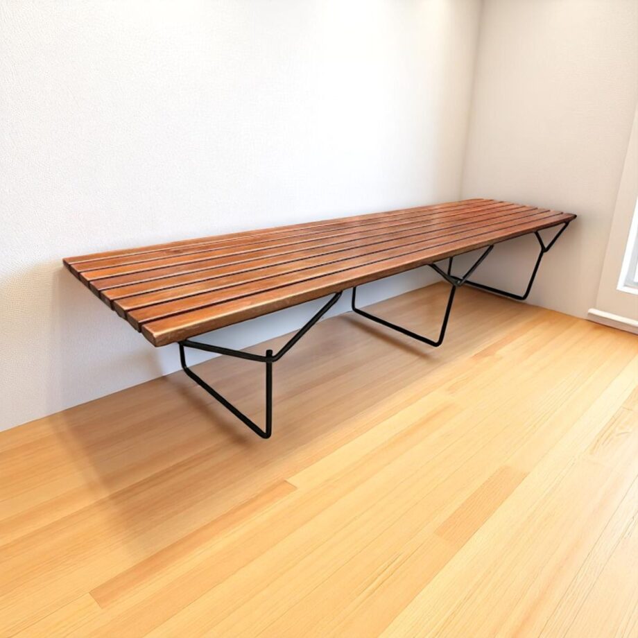 Panca legno metallo