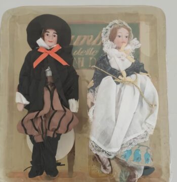 Bambole di Porcellana da Collezione delle Regioni D'Italia Lombardia N°3