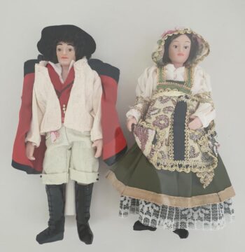 Bambole di Porcellana da Collezione delle Regioni D'Italia Fabbri Anno 2003