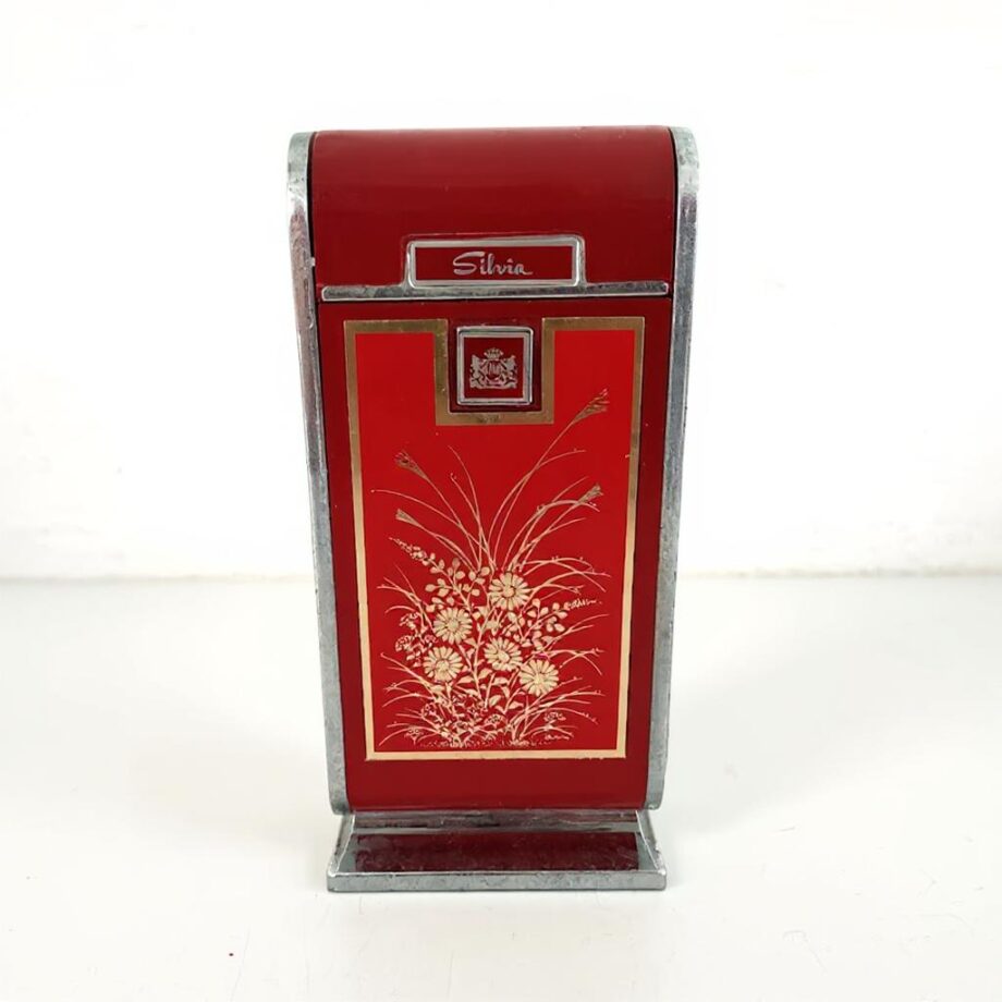 Carillon in Metallo "Silvia Dandy Mate" Portasigarette Vintage Anni '70