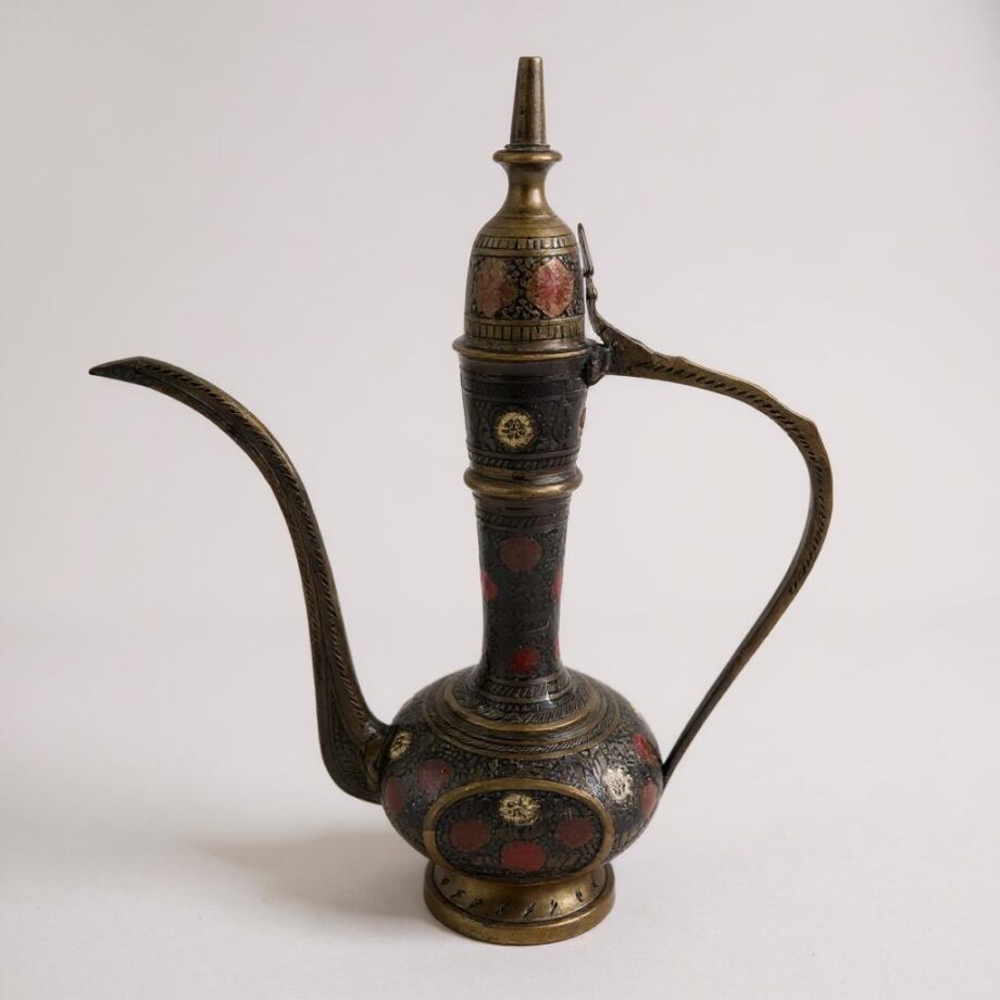 Teiera/Brocca in Ottone Solido Made in India Vintage