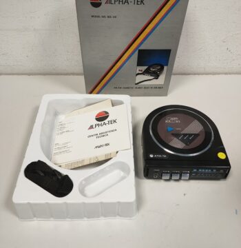 Lettore Cassetta Radio AM/FM "Alpha-Tek" Portatile Modello NO. MA-88
