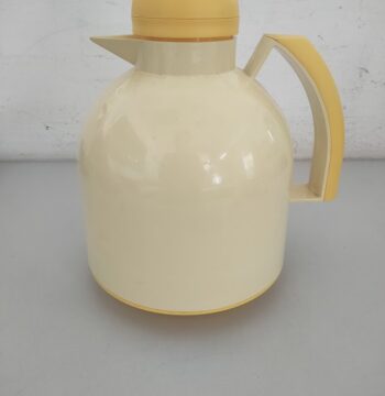 Thermos Caraffa Guzzini di Colore Beige/Giallo Vintage