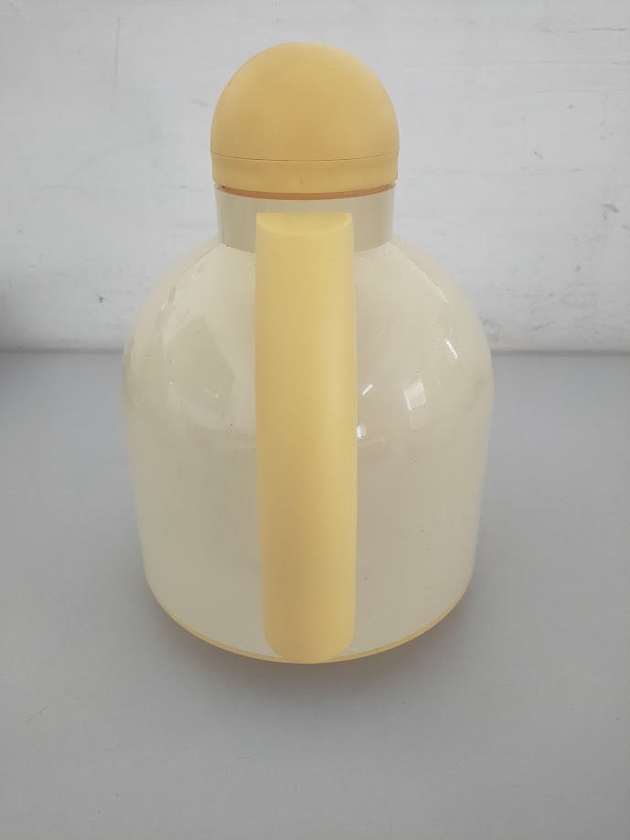 Thermos Caraffa Guzzini di Colore Beige/Giallo Vintage