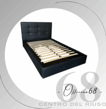 Letto con la rete una piazza mezza