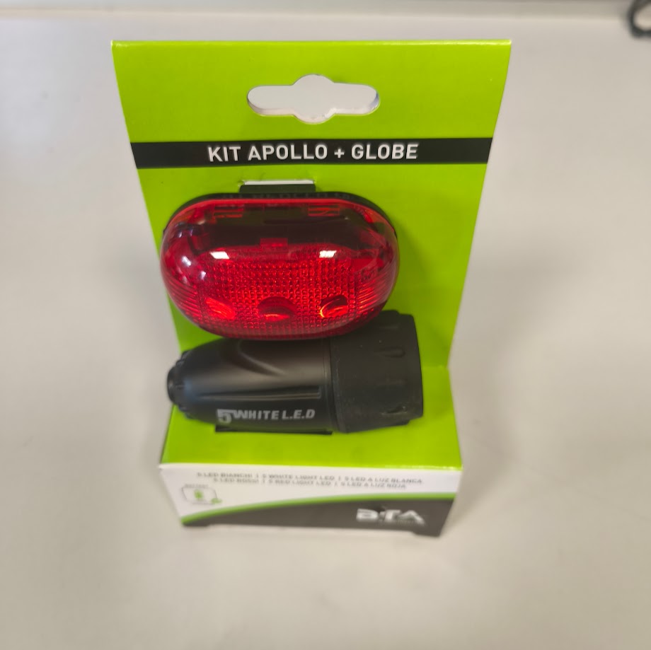 Trespass Photon – Luci Per Bicicletta Unisex – Anteriore 100 Lumen, 3 Modalità, Batterie AAA