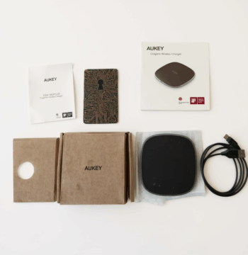 Caricabatterie wireless Aukey Graphite LC-C5