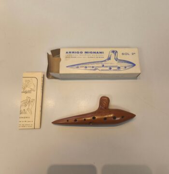 Ocarina Arrigo Mignani in terracotta tipo Sol 2a