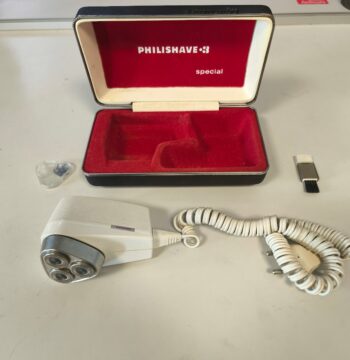 Rasoio elettrico vintage Philips Philishave, completo di custodia originale