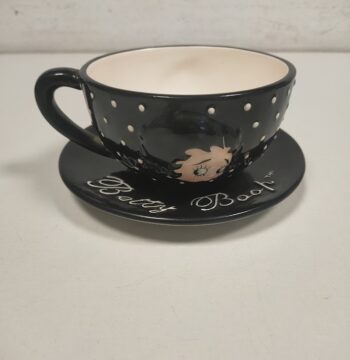Tazza con Piattino in Porcellana Betty Boop Tropico Diffuston 1998