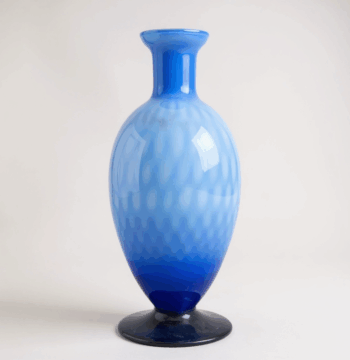 Vaso in vetro Murano anni '70-80