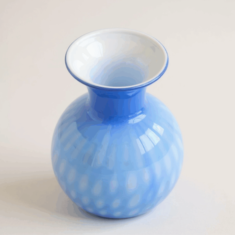 Vaso in vetro Murano anni '70-80