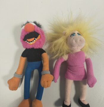Peluche Muppets Miss Piggy e Animal 2002