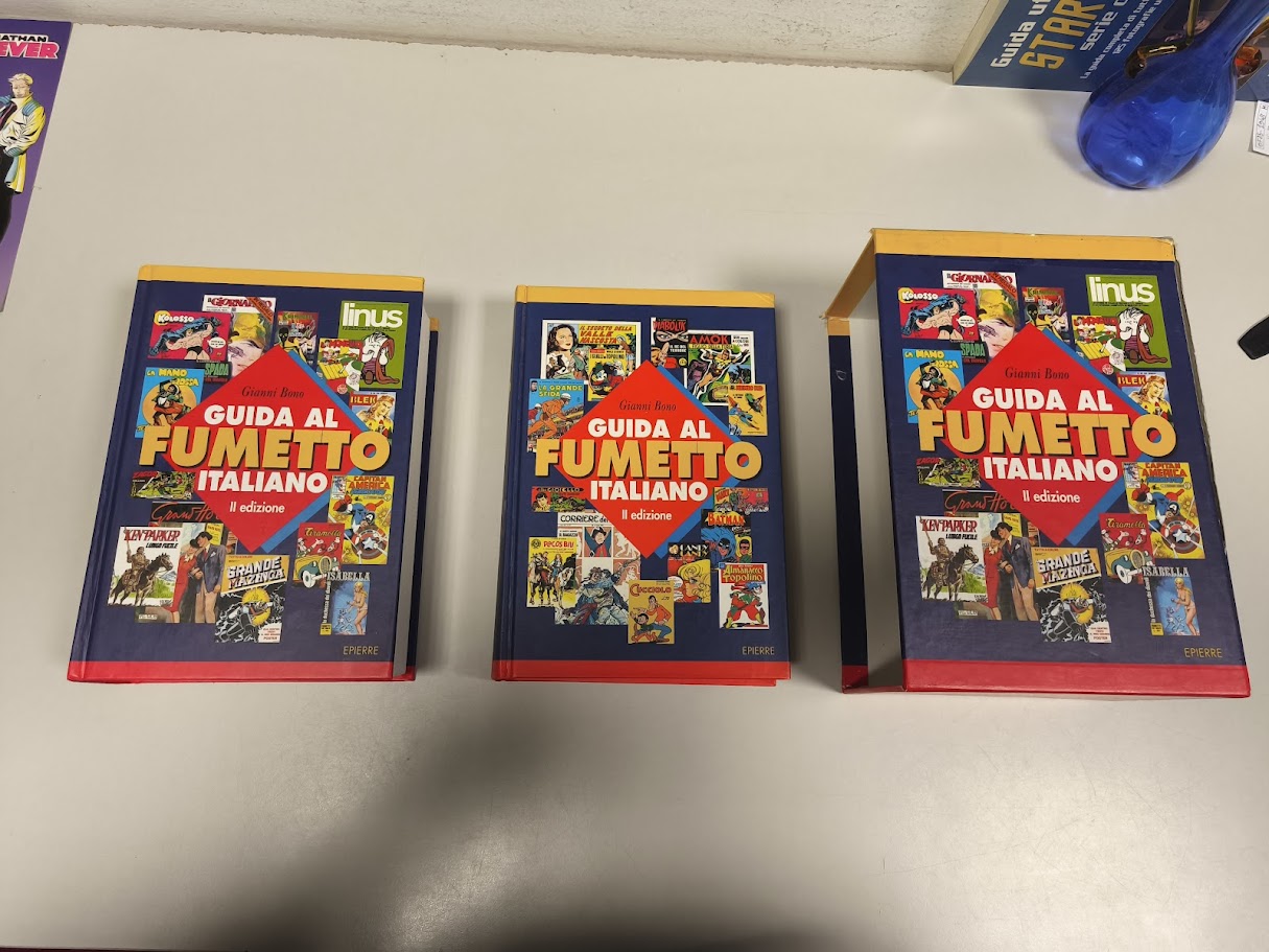 Box libri Guida al fumetto italiano Gianni Bono