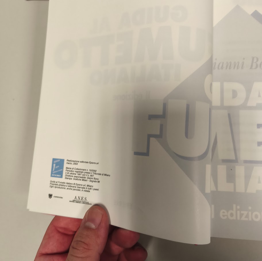 Box libri Guida al fumetto italiano Gianni Bono