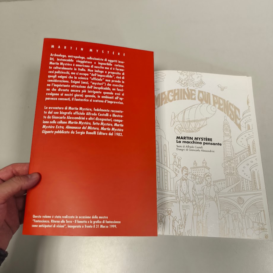 Fumetto con litografia Martin Mystère Voyage Extraordinaires