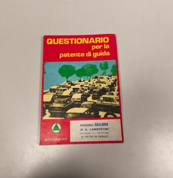 Questionario per la patente di guida editrice la strada 1984