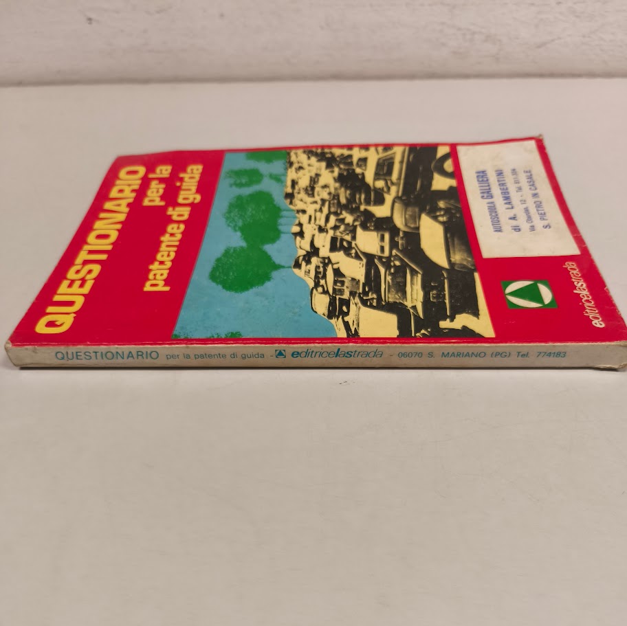 Questionario per la patente di guida editrice la strada 1984