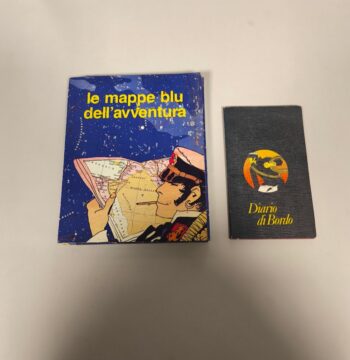 Raccolta 6 mappe Corto Maltese + diario di bordo "Le mappe dell' avventura"