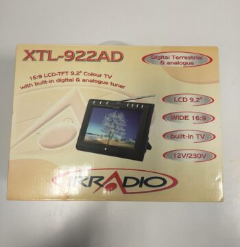 TV Portatile "Irradio XTL-922 AD" Completo di Accessori