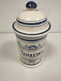 Vaso da Farmacia Dipinto e Decorato a Mano "Tamarindo"