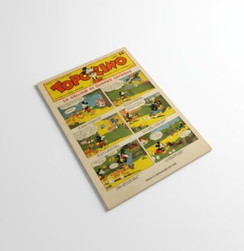 Fumetto cartonato Topolino la gallina di Compar Caprone