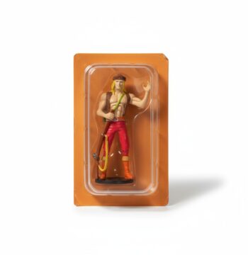 Statuina in metallo il grande Blek con scatola