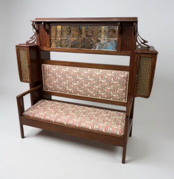 Mobile stile Liberty 3 posti testata con specchio