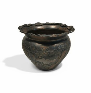 Vaso in Metallo Inglese "Royal Sheffield" "Royal Family"