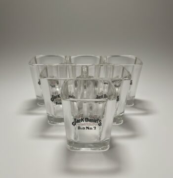 Set di 6 Bicchieri da Whisky Jack Daniel's in vetro Spesso
