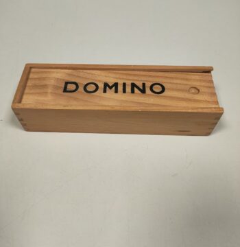 Gioco Domino con Scatola in Legno e istruzioni