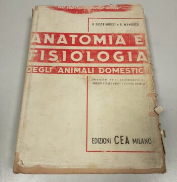 Libro Anatomia e Fisiologia degli Animali Domestici 1943