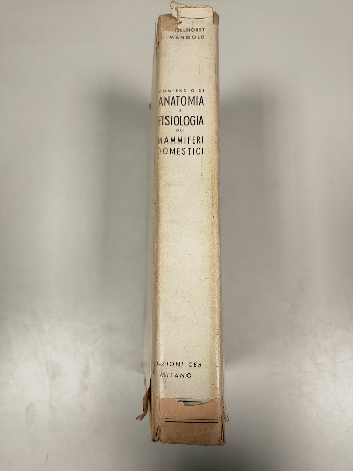 Libro Anatomia e Fisiologia degli Animali Domestici 1943