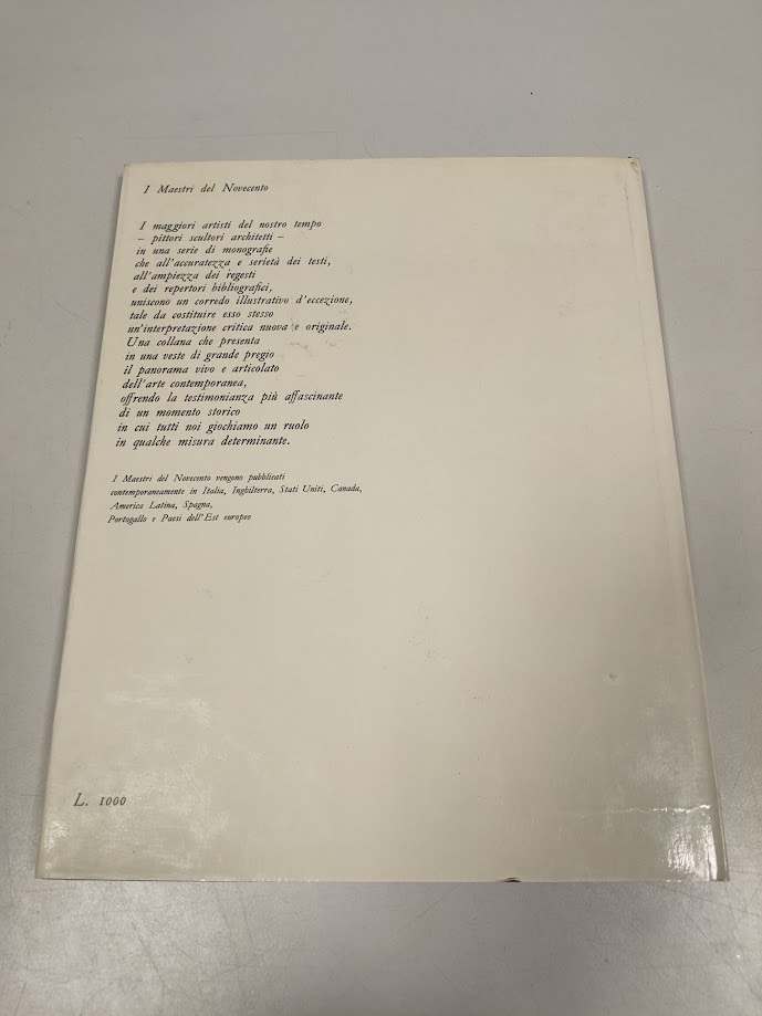 Libro Fernand Leger I Maestri del Novecento 1968