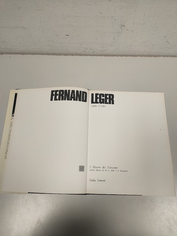 Libro Fernand Leger I Maestri del Novecento 1968