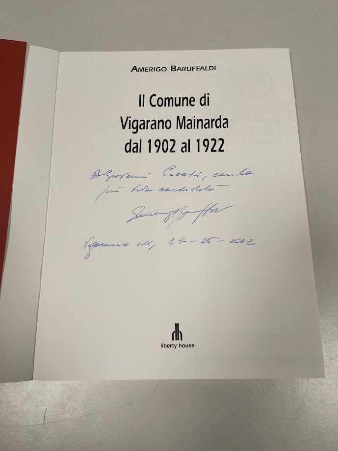 Libro Il Comune di Vigarano Mainarda dal 1902 al 1922 2002