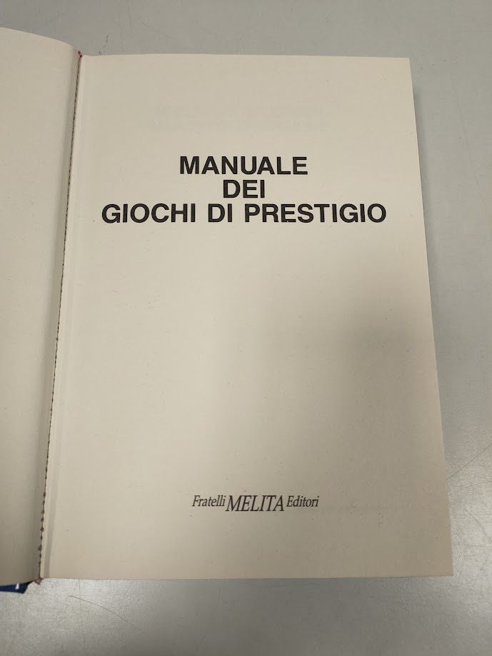 Libro Il Grande Libro dei GIOCHI DI PRESTIGIO 1993