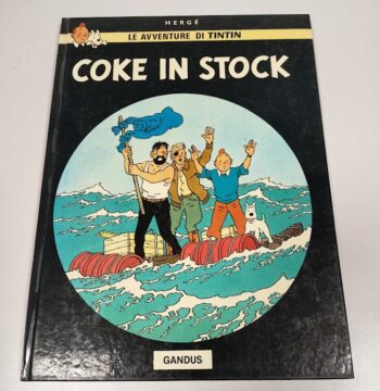 Libro Le Avventure di Tintin Coke in Stock 2000