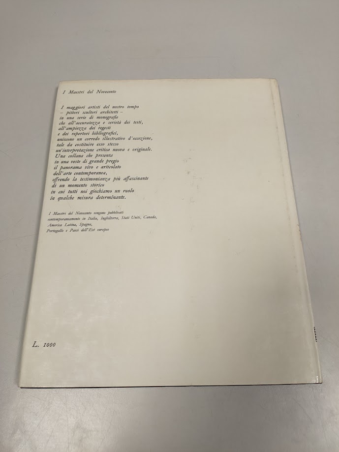 Libro Max Ernst I Maestri del Novecento 1969