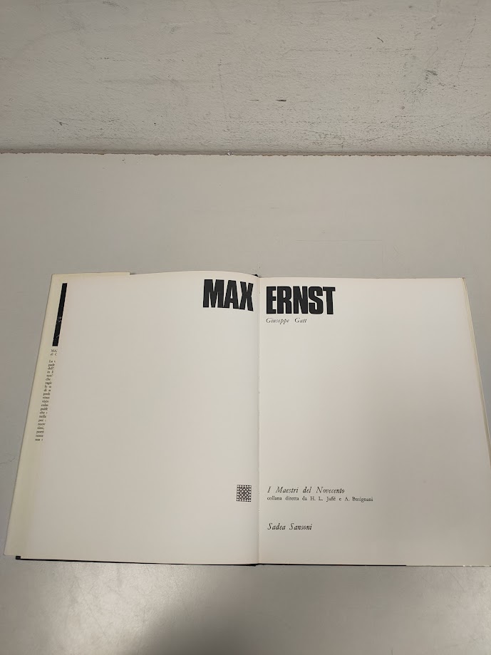 Libro Max Ernst I Maestri del Novecento 1969