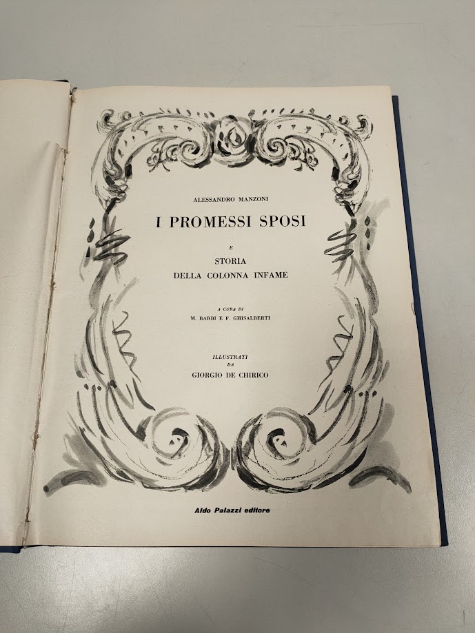 Libro Promessi Sposi e Storia della Colonna Infame 1964