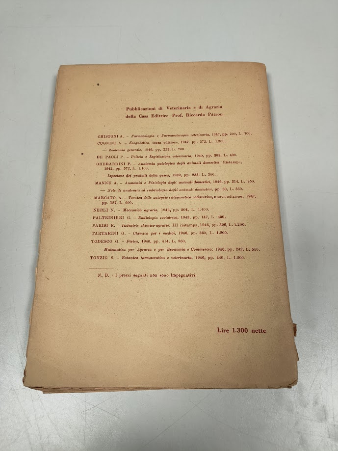 Libro Zoognostica 1947