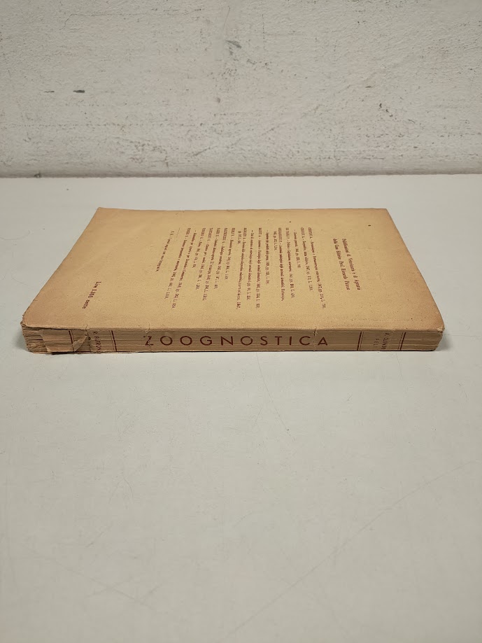 Libro Zoognostica 1947