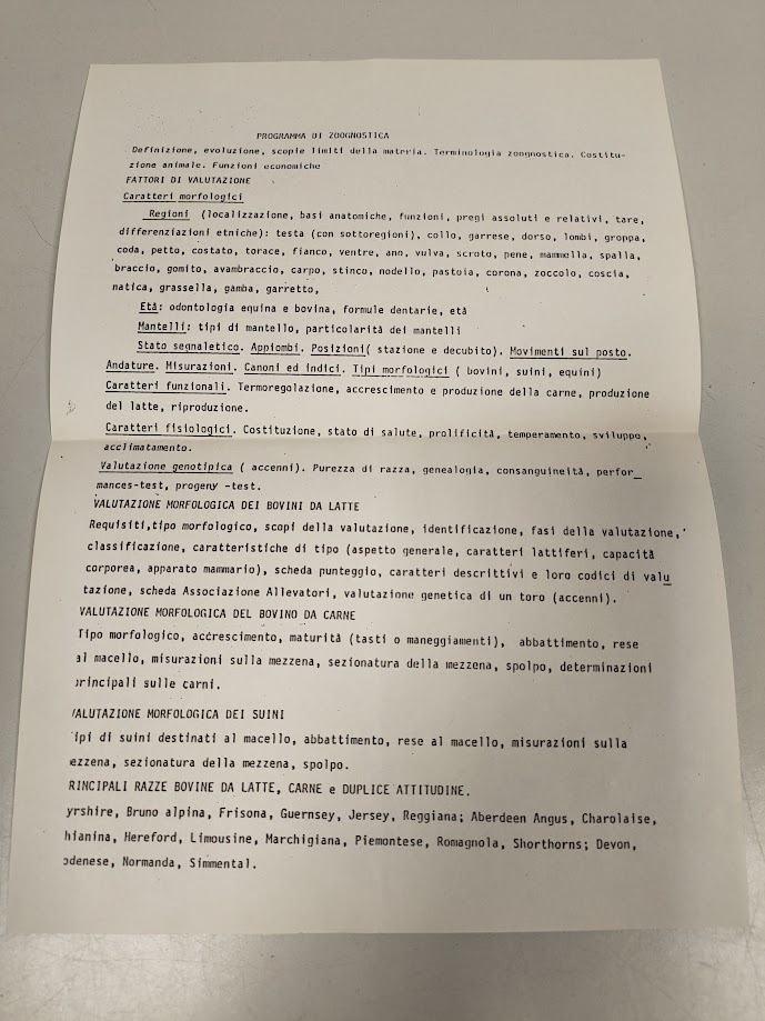 Libro Zoognostica 1947