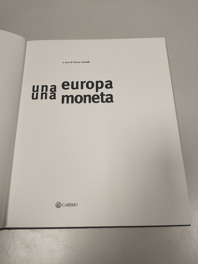 Libro Europa una Moneta 2001